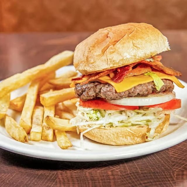 Bacon Cheese Burger.