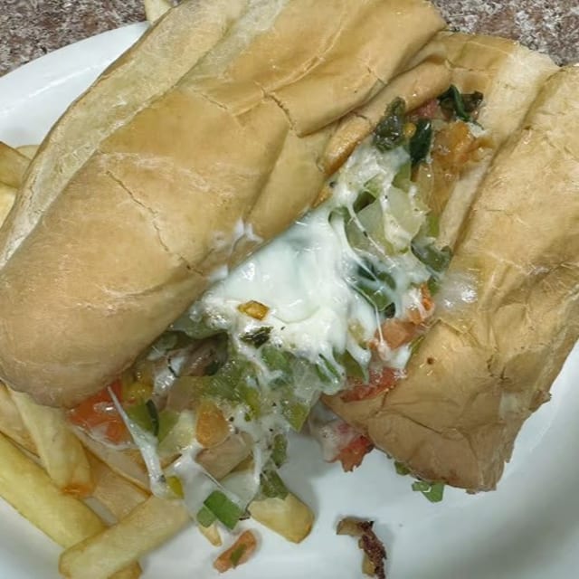 Grilled Veggie Provolone Sub.