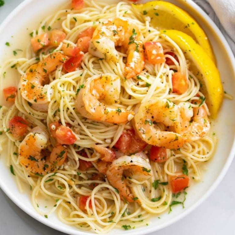 Delicious Shrimp Scampi Awaits