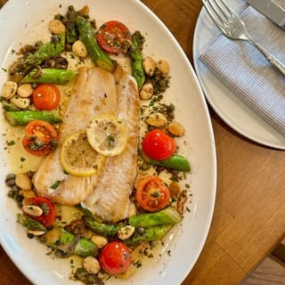 Flounder Almondine